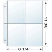 Ultra-PRO� 3 Ring BINDER PAGES - Fo